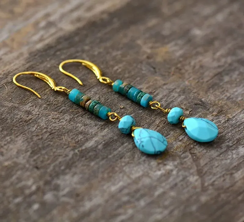 Turquoise Treasures Earring