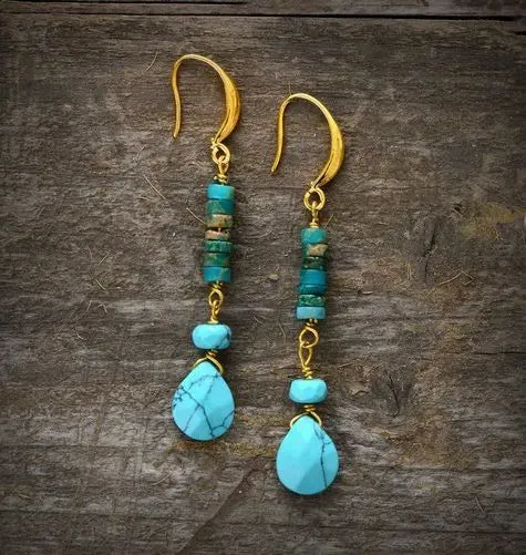 Turquoise Treasures Earring