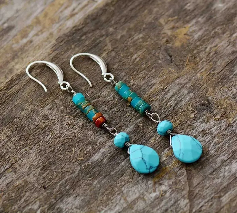 Turquoise Treasures Earring