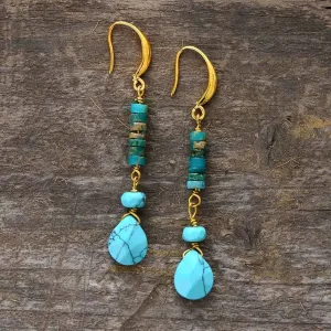 Turquoise Treasures Earring
