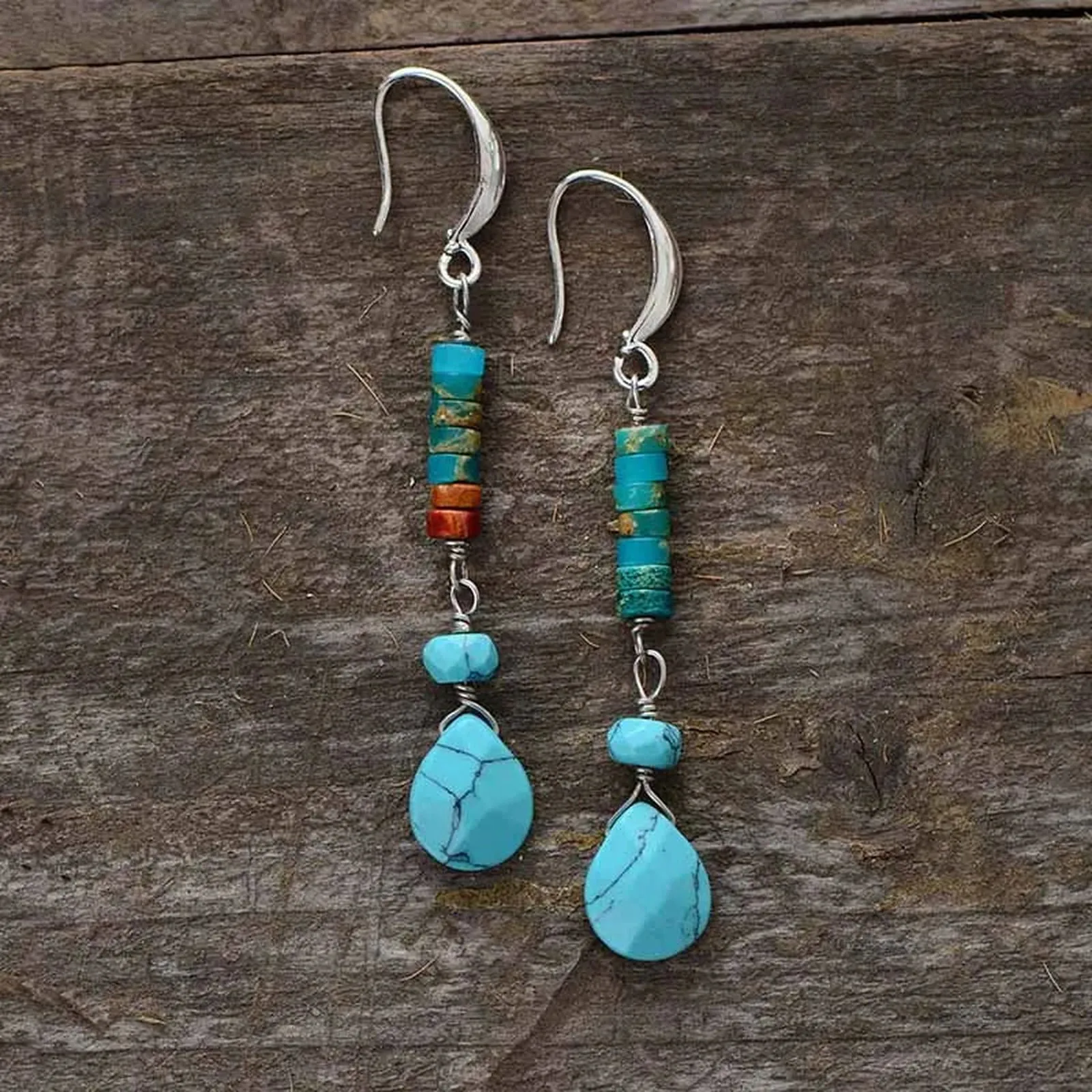 Turquoise Treasures Earring