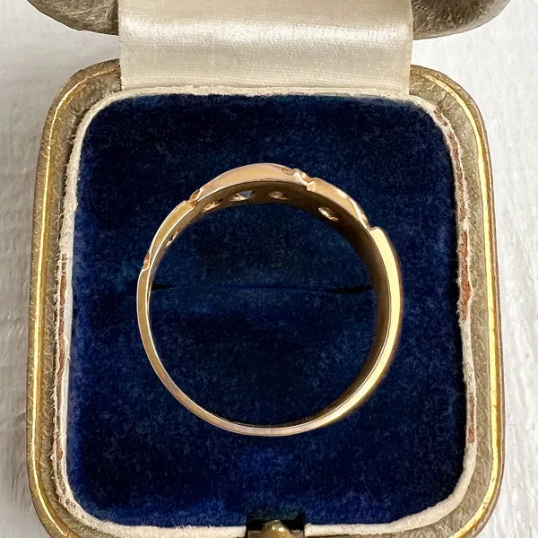 Victorian Sapphire & Rose Cut Ring