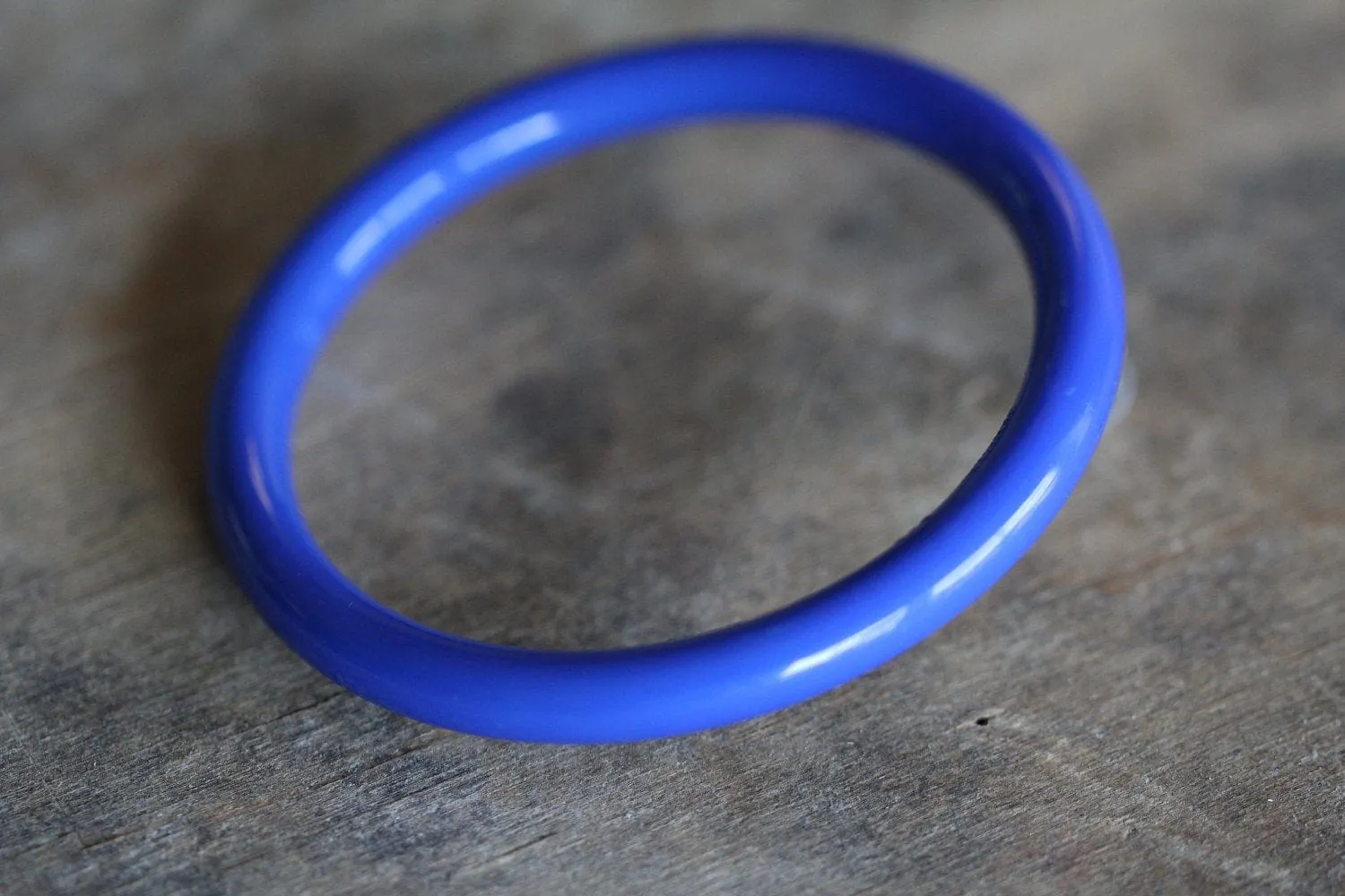 Vintage Buch and Deichmann Gradient Blue Bangles Set of 3
