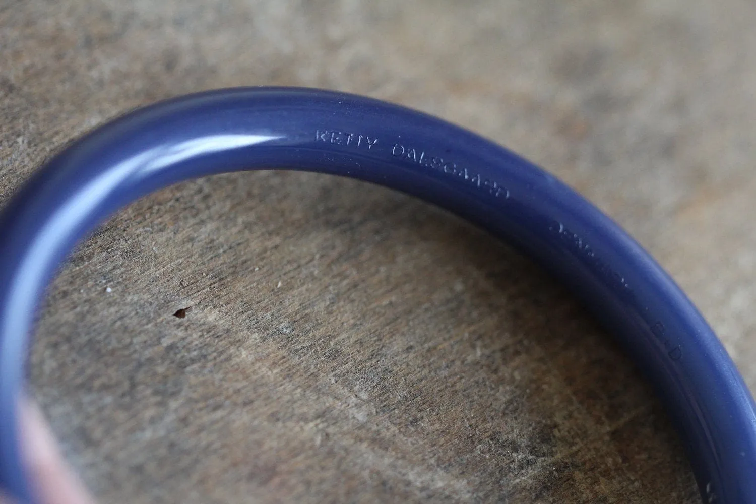 Vintage Buch and Deichmann Gradient Blue Bangles Set of 3