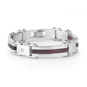 Wood & Steel Bracelet 14mm